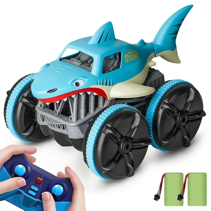 Amazon.com: Amphibious Remote Control Car, Shark RC Cars All
